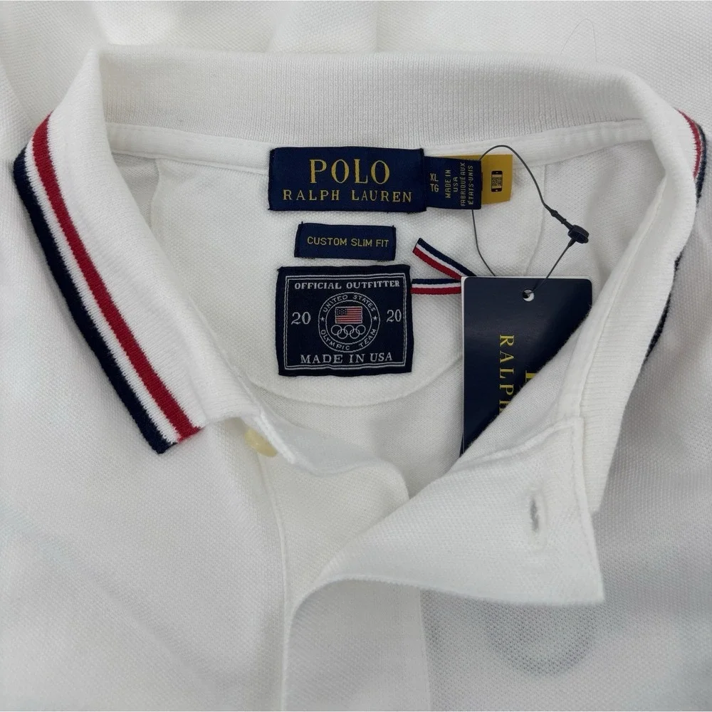 NWT Polo Ralph Lauren USA Closing Ceremony Polo XL 2020 Tokyo Olympics Authentic